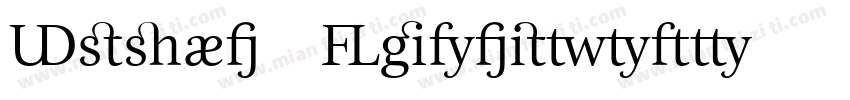 Sonya  Ligatures字体转换